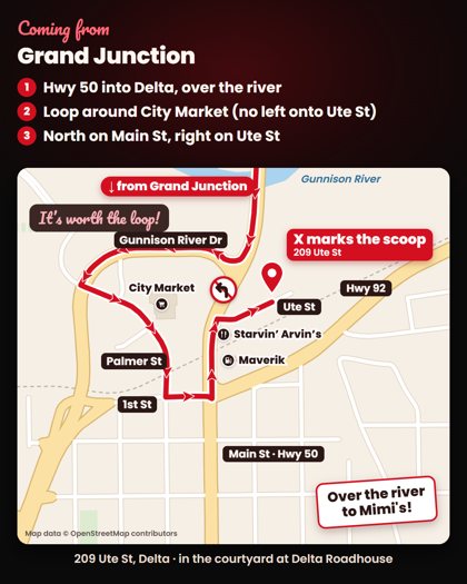 Grand Junction directions card
